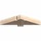 Ekena Millwork Eugene Smooth Timber Gable Bracket, Douglas Fir, 36"W x 7"H x 3 1/2"D x 5 1/2"F, 5/12 Pitch GBW036X07X0406EUG00SDF - alternate 2